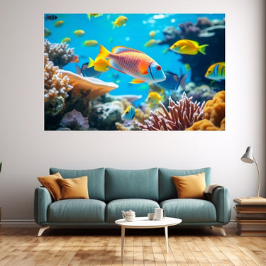 Colorful Tropical Fish Painting